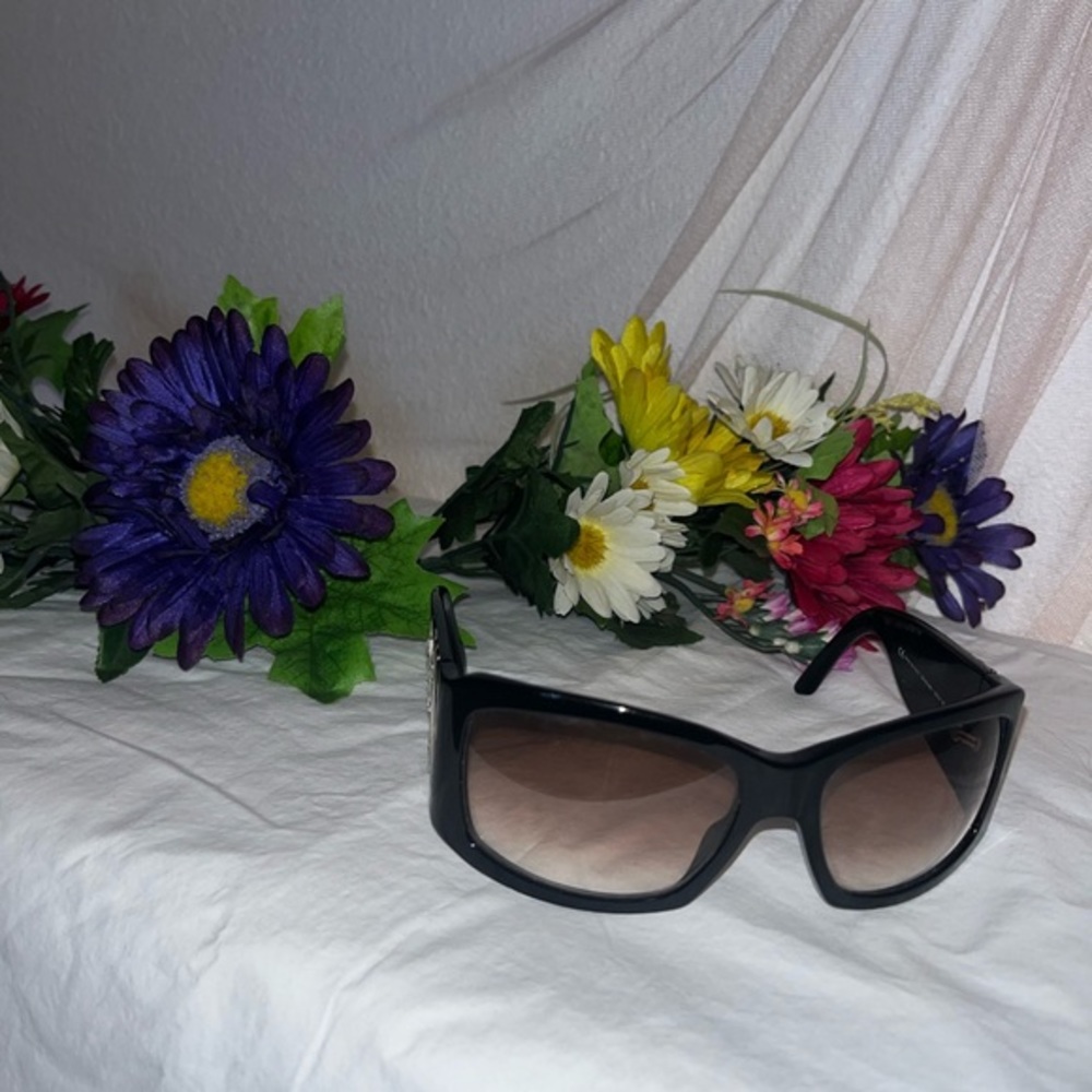 ☀️Christian Dior Sunglasses Black Deluxe Rain Drop Gems☀️ - Picture 7 of 13